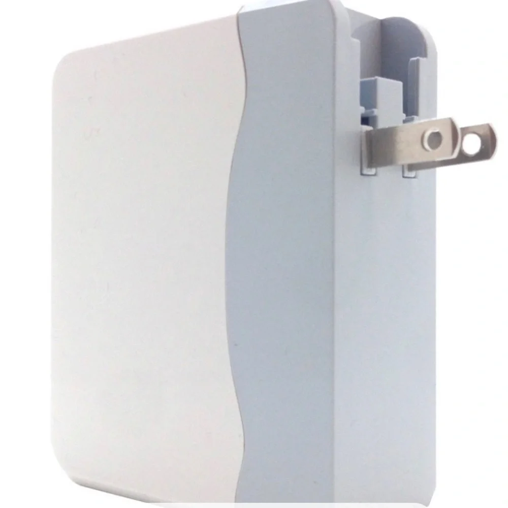 Hype 5 Port Compact Travel USB Charging Station Folding Adapter Wall Charger